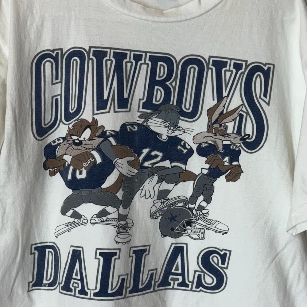 Vintage 90's Graphic T-shirt - Cowboys Looney Tunes